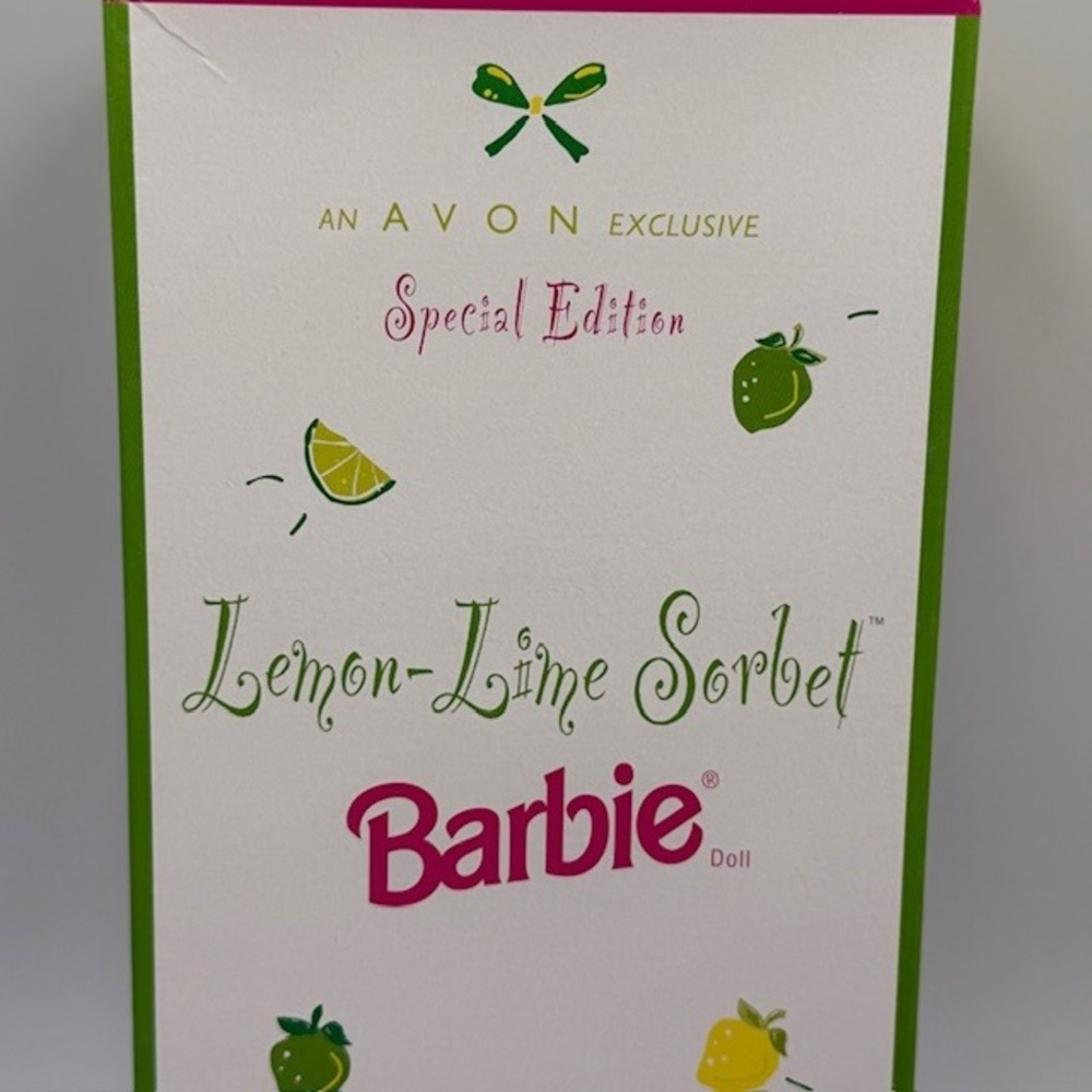 Mattel Lemon-Lime Sorbet Barbie Special Edition Avon Exclusive 1998 20318 NIB - Picture 6 of 9
